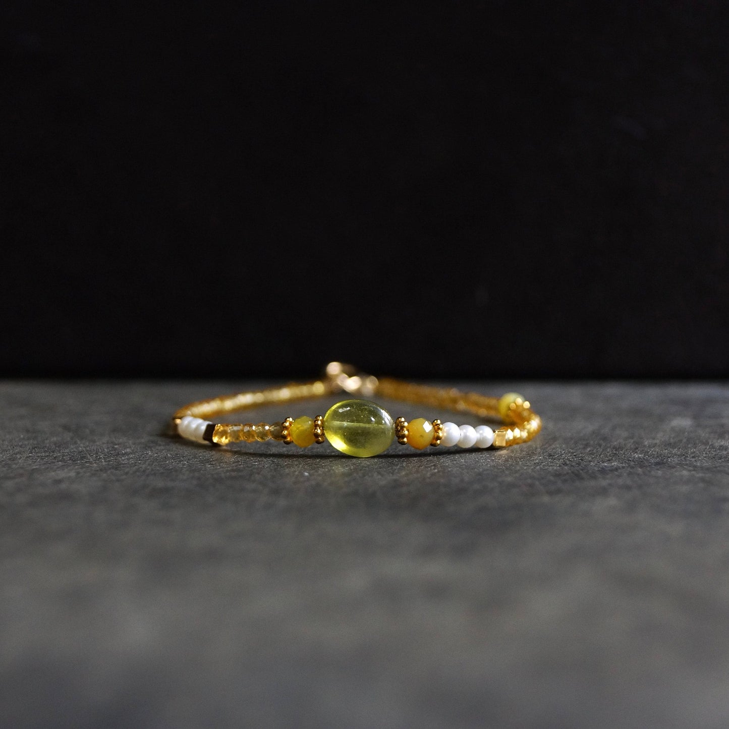 14K & 24K Vermeil: Citrine Bracelet| Yellow Sapphire| 2.5 mm|  Natural Sapphire| Dainty Bracelet, | Skinny Bracelet| Citrine Beaded Bracelet