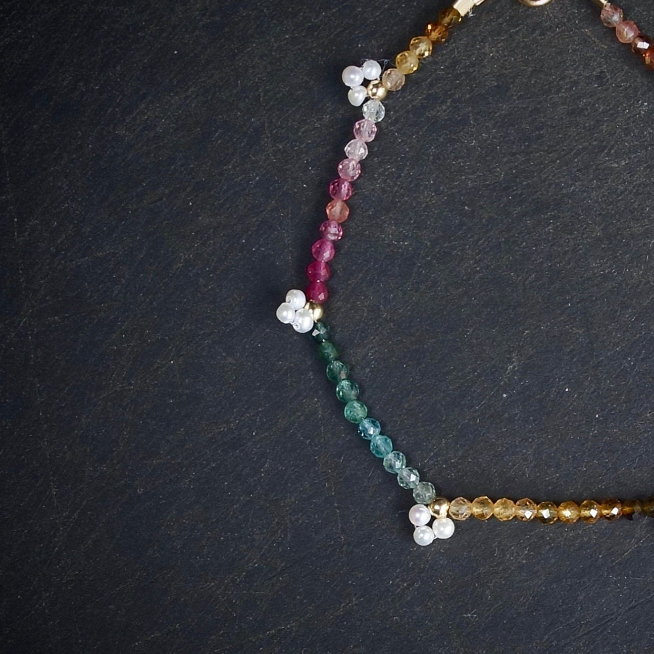 14K Solid Gold: Tourmaline Bracelet | 2.5mm | Pink Tourmaline | Watermelon| Multi Color| Ombre Tourmaline| Fine Jewelry