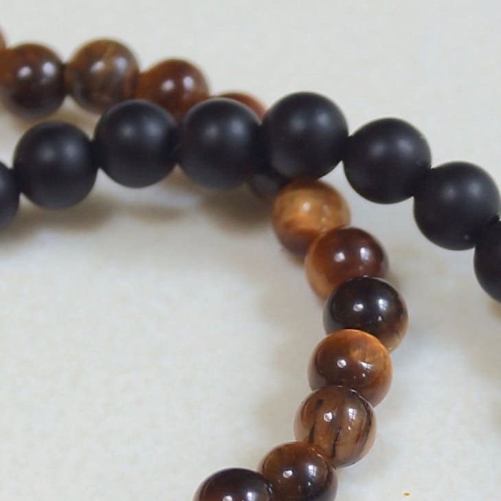 14K: Tiger's Eye Bracelet | 4mm | Spiritual Bracelet  | Fine Jewelry